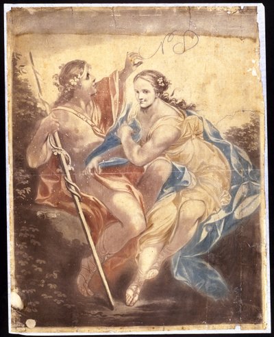 Venus and Adonis by Francis Eginton