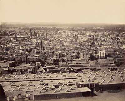 Cairo from the Citadel. Second View by Francis Frith