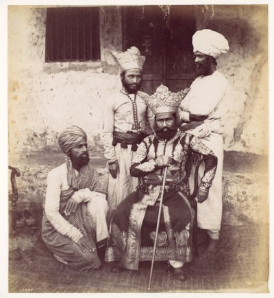Four East Indian Men by Francis Frith