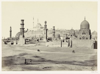 View of the Southern Part of the Necropolis in Cairo (Tombs in the Southern Cemetery. First View.) by Francis Frith