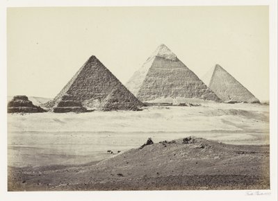 Pyramids of Giza by Francis Frith