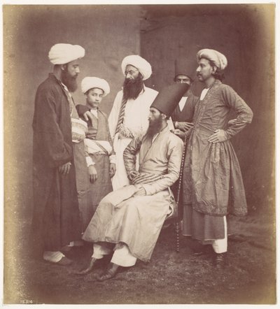 Six East Indian Men by Francis Frith