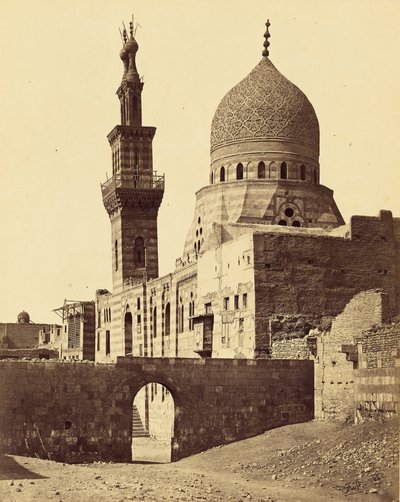 The Mosque of the Emir Akhoor, Cairo by Francis Frith