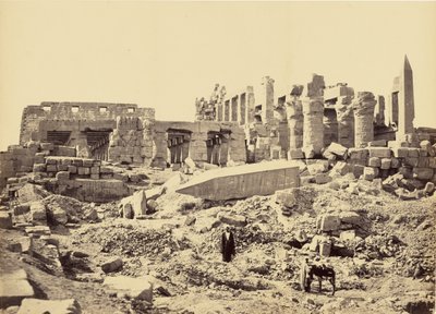 The Temple of El-Karnak. From the South East by Francis Frith