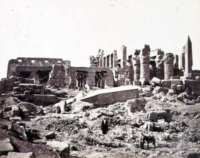 The Temple of El-Karnak from the South East by Francis Frith