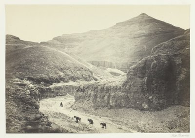 Valley of the Tomb of the Kings, Thebes by Francis Frith