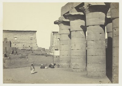 View at Luxor by Francis Frith