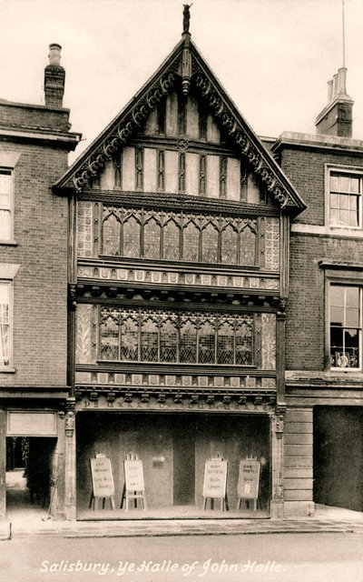 John Halle Hall, Salisbury, Wiltshire by Frith and Co