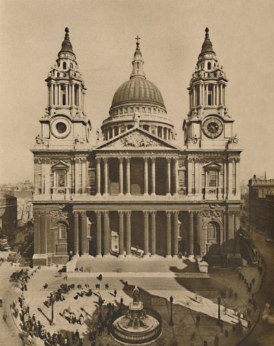 The Great Church Built By Wren On The Site of Old St. Paul