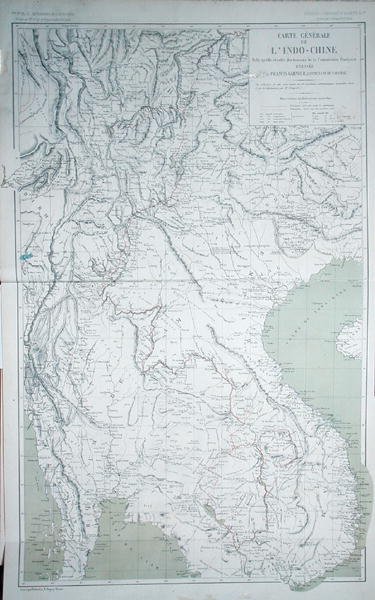 Map of Indochina from 