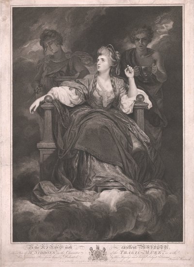Mrs. Siddons in the Character of the Tragic-Muse by Francis Haward