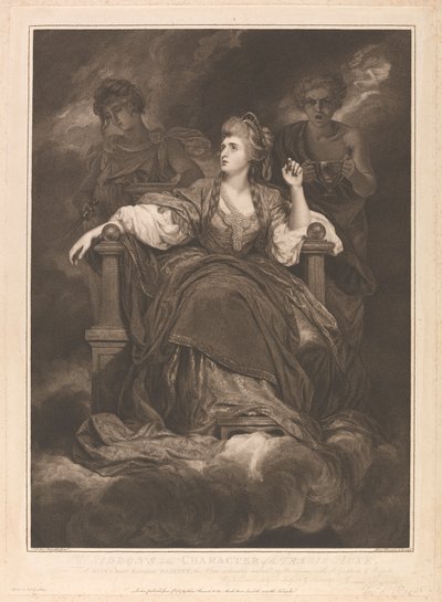 Mrs. Siddons in the Character of the Tragic Muse by Francis Haward