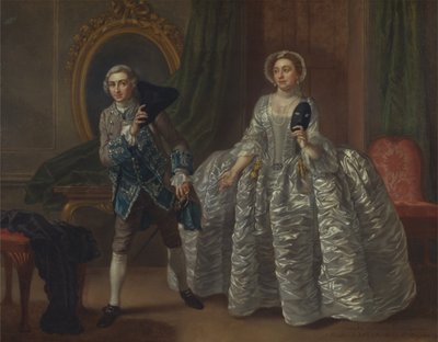 David Garrick and Mrs. Pritchard in 