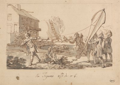 Flying the Kite by Francis Hayman