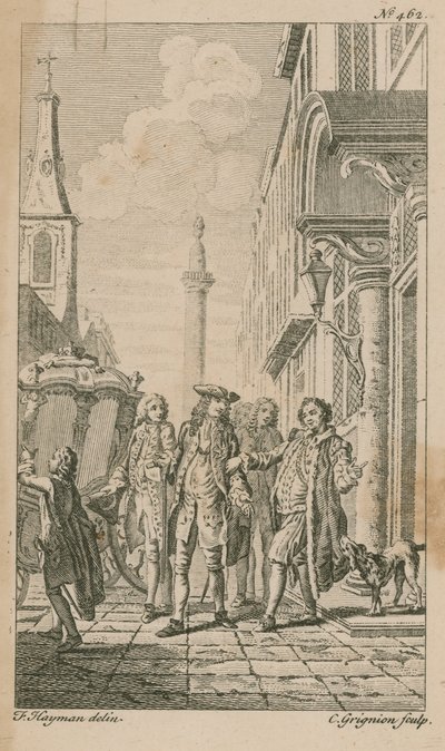 Guildhall Yard, London by Francis Hayman