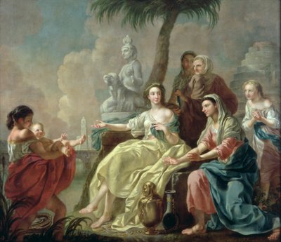 The Finding of the Infant Moses in the Bullrushes, 1746 by Francis Hayman