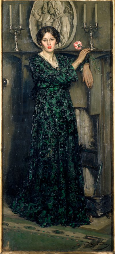 The Lady of the Carnation by Francis Henry Newbery