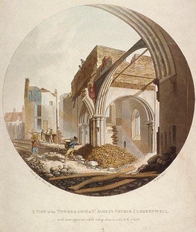 A View of the Tower and Arch of St James