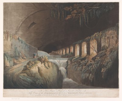 View of the ruins of the Villa Maecenas at Tivoli (View of the Subterranean Ruins of Maecenas
