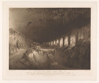 View of the Ruins of the Villa Maecenas in Tivoli by Francis Jukes