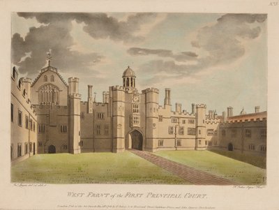 West Front of First Principal Court by Francis Jukes