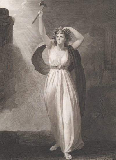 Cassandra Raving, Shakespeare, Troilus and Cressida, Act 2, first published 1795, reissued 1852 by Francis Legat