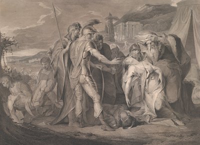 King Lear Weeping Over the Body of Cordelia by Francis Legat