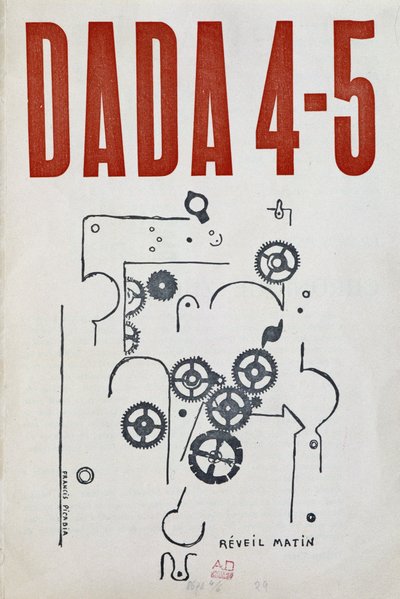 2nd Cover of Dada 4-5 by Francis Picabia