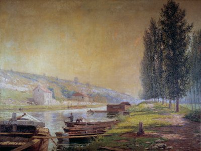 The Canal of Loing at Moret by Francis Picabia