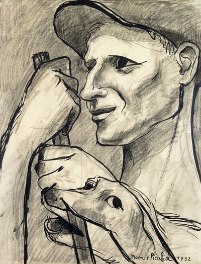 Man and His Dog by Francis Picabia