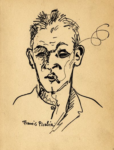 Portrait of Blaise Cendrars by Francis Picabia