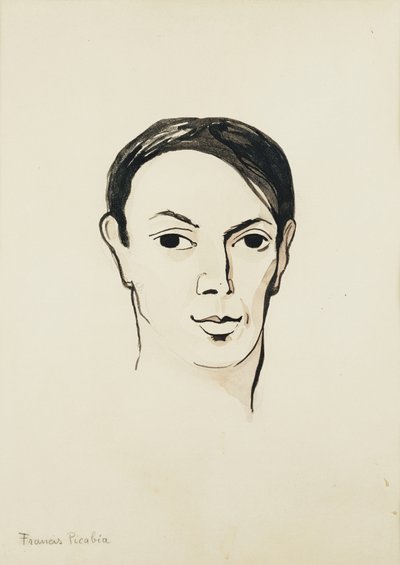 Portrait of Pablo Picasso by Francis Picabia