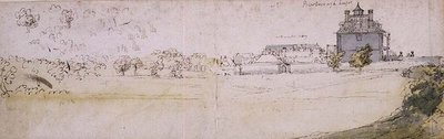 Peterborough House and Westminster Abbey by Francis Place