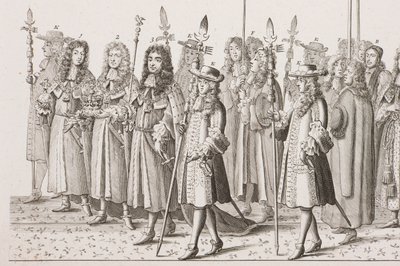 James II coronation procession by Francis Sandford