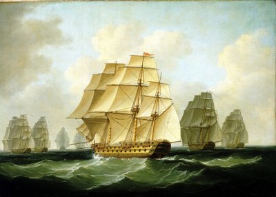 Episodes of the Napoleonic Wars: The Pursuits Led by Richard Strachan, Off Cape Ortegal, November 4 by Francis Sartorius