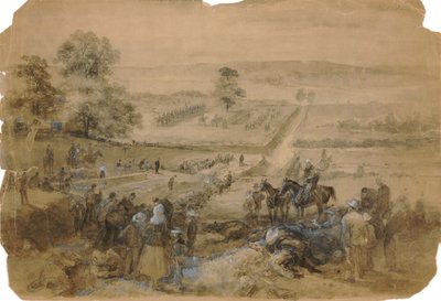 Burying Detail after the Battle of Antietam by Francis Schell