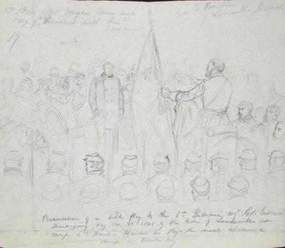 Presenting the Flag by Francis Schell
