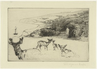 Newton Manor by Francis Seymour Haden (Sir) (signed by artist)
