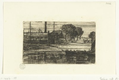 West London Rowing Club by Francis Seymour Haden (Sir) (signed by artist)