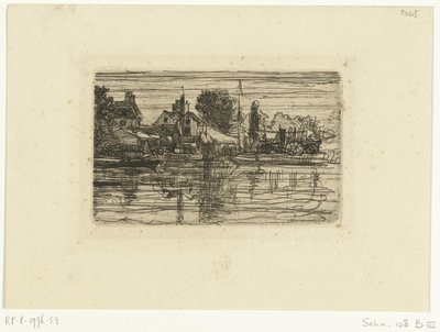 Village by the Water (Thames Side) by Francis Seymour Haden (Sir)