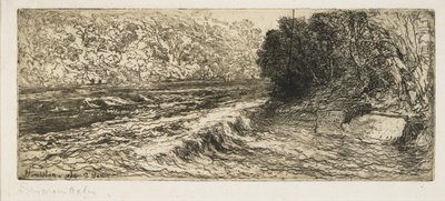 A Likely Place for a Salmon by Francis Seymour Haden