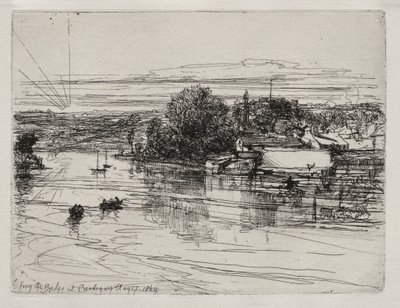 Cardigan Bridge by Francis Seymour Haden