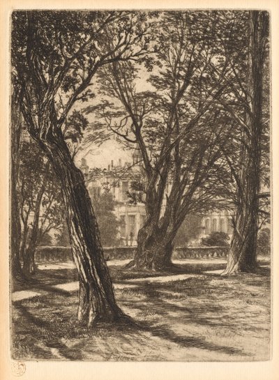 Kensington Gardens, No. 1 Small Plate, 1859 by Francis Seymour Haden