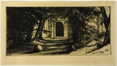 Mytton Hall by Francis Seymour Haden