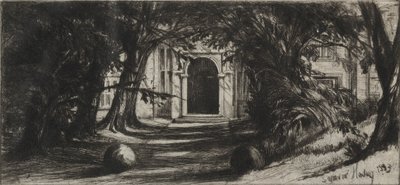 Mytton Hall by Francis Seymour Haden