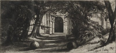 Mytton Hall by Francis Seymour Haden