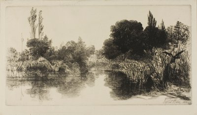 Shere Mill Pond, No. II by Francis Seymour Haden