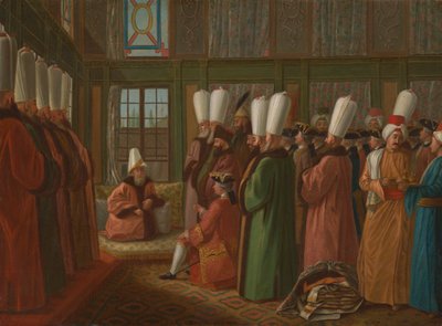 The Grand Vizier Giving Audience to the English Ambassador by Francis Smith