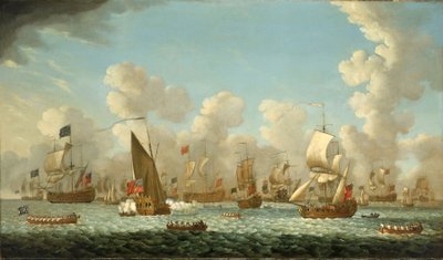 Naval Magazine in Spithead, England, 1767 by Francis Swaine