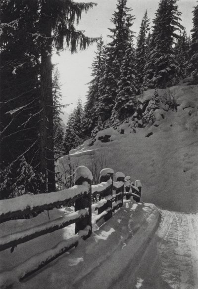 The Alps: Winter Morning, near St Anton by Francis Sydney Smythe